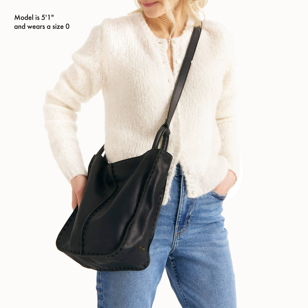 The Sak Los Feliz Crossbody - Leather - Black