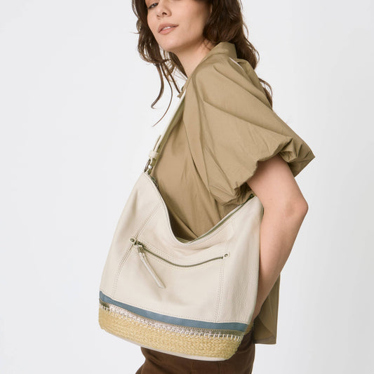 The Sak Sequoia Hobo - Leather - Coastal Block Espadrille