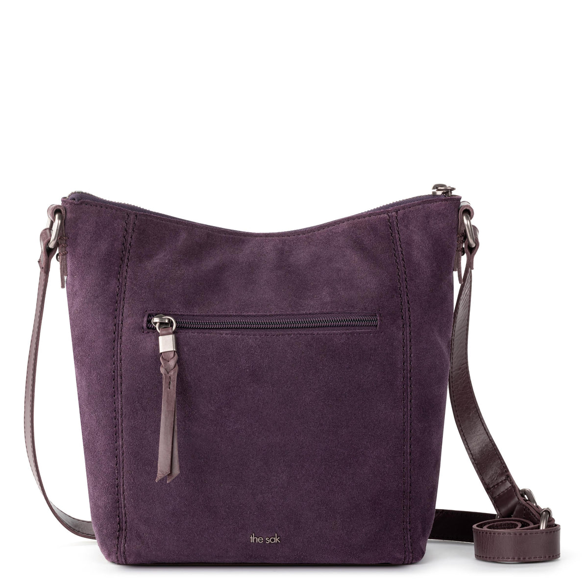 The Sak Ashland Crossbody - Leather - Aubergine Suede