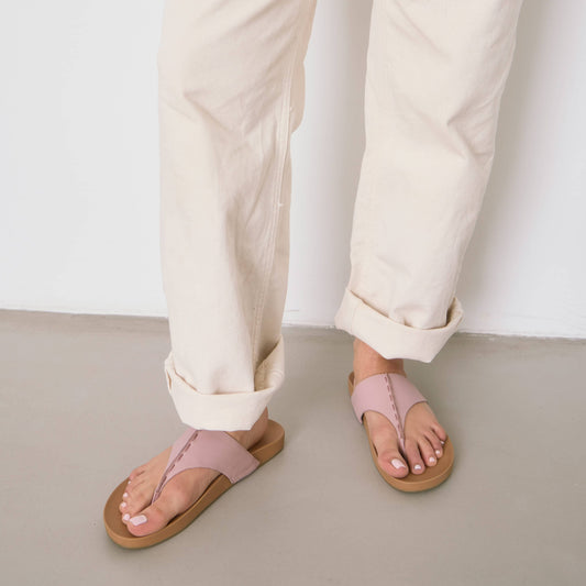 The Sak Everly Sandal - Leather - Rosewood
