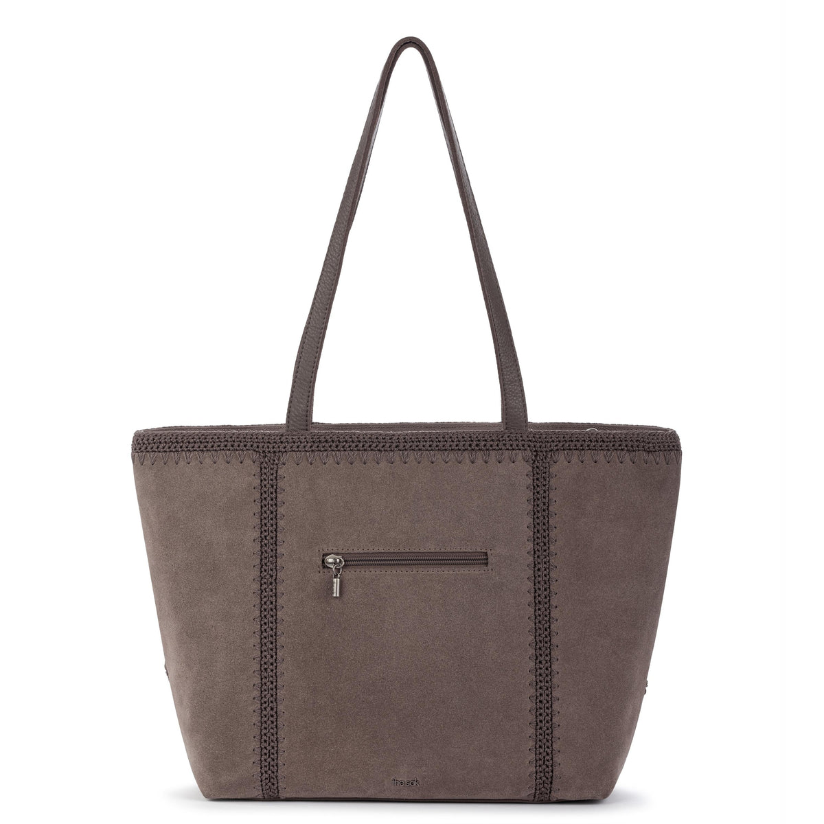 The Sak Metro Tote - Leather - Mushroom Suede Patch