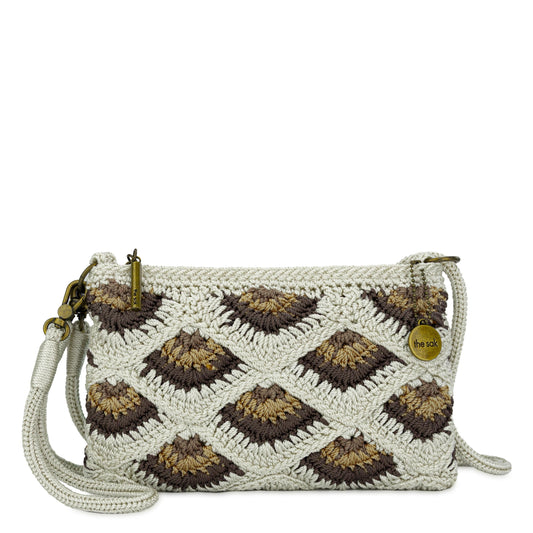 The Sak Vita Convertible Wristlet - Hand Crochet - Natural Mermaid