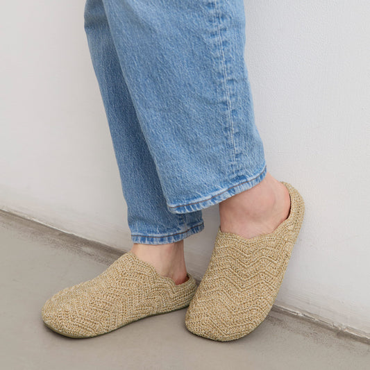 The Sak Bolinas Ripple Clog - Hand Crochet - Bamboo Static Ripple