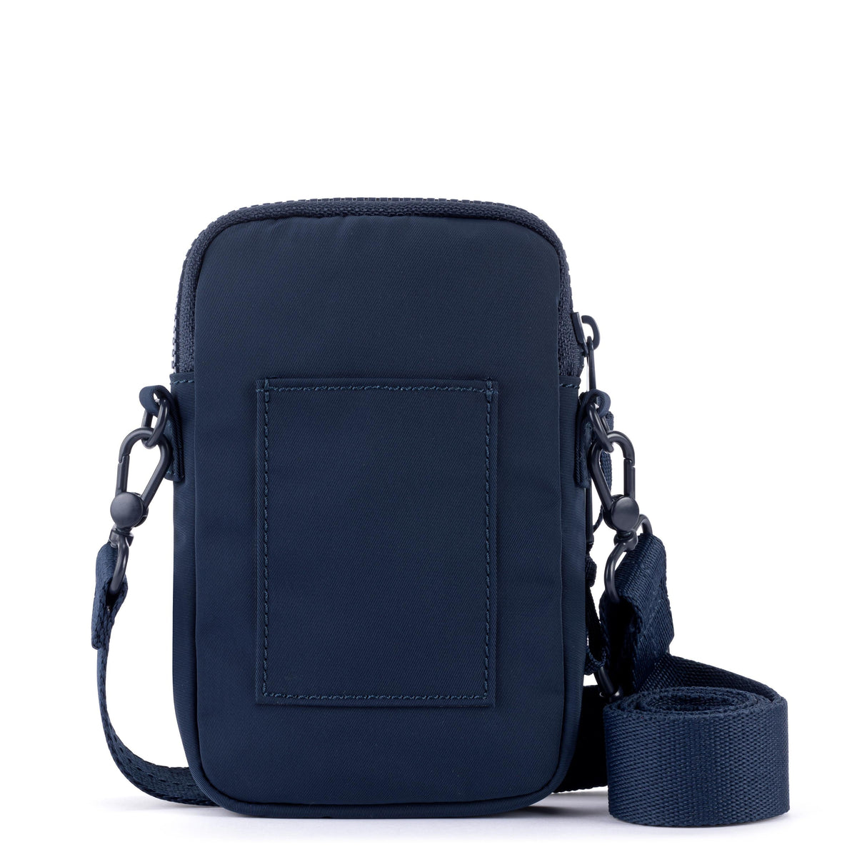 Sakroots Koa Smartphone Crossbody - EcoTwill - Navy Flower Blossom Quilted
