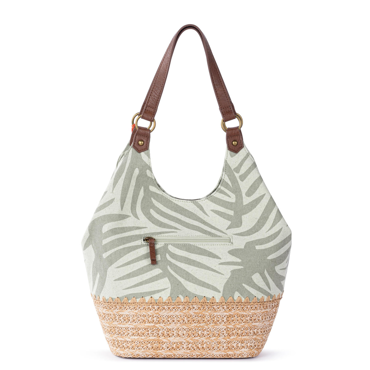 Sakroots Roma Shopper - Canvas - Natural Leaf