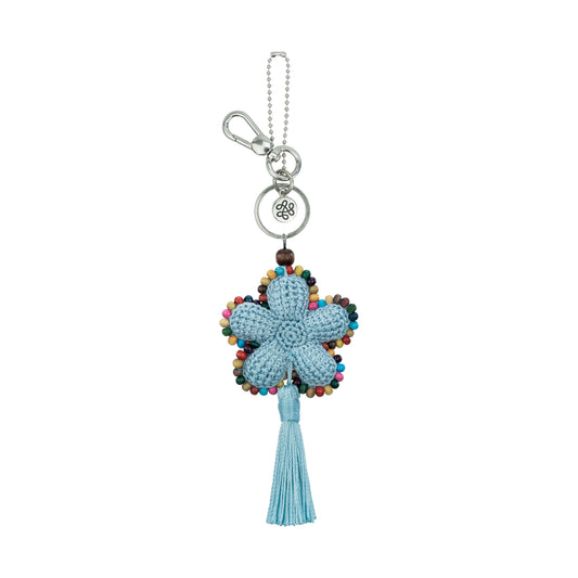 The Sak Yarnicharmz Dangle - Hand Crochet - Dream Blue