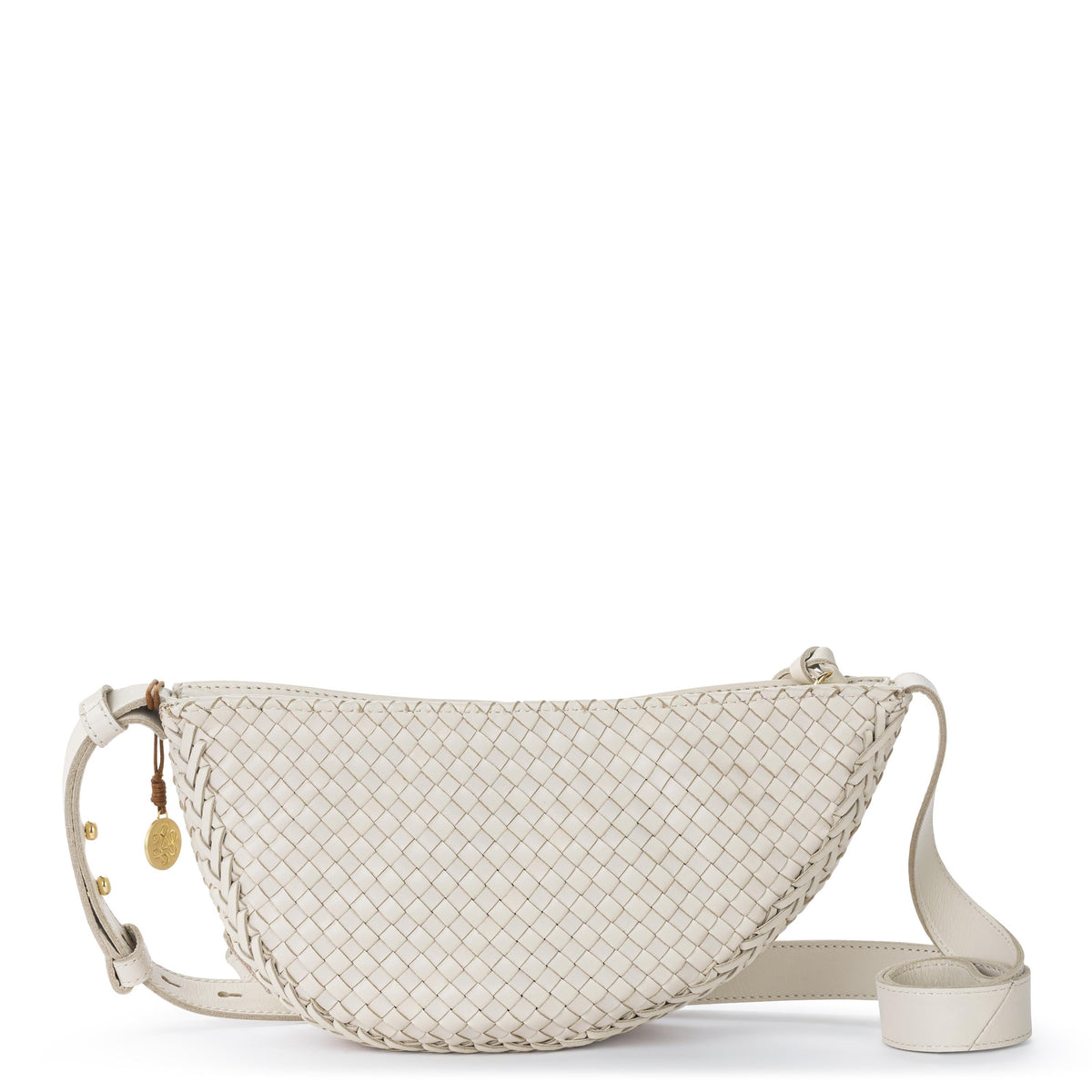 The Sak Tess Sling - Leather - Stone Woven