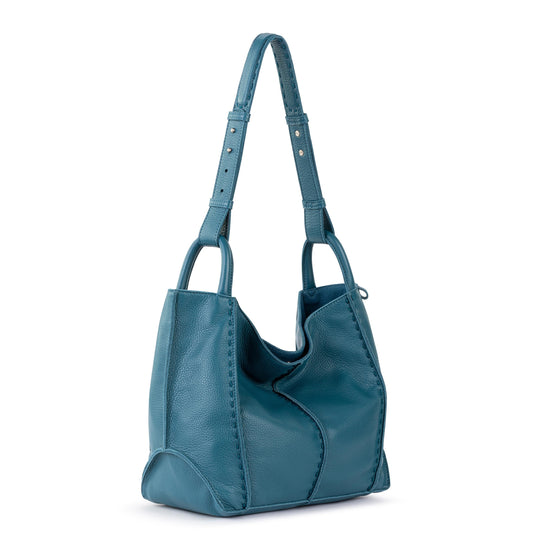The Sak Los Feliz Medium Tote - Leather - Deep Teal