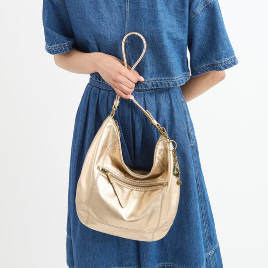 The Sak Sequoia Hobo - Leather - Light Gold