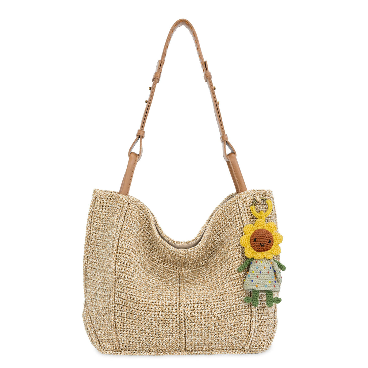 The Sak Sunbudz Sunflower Dangle - Hand Crochet - Dottee