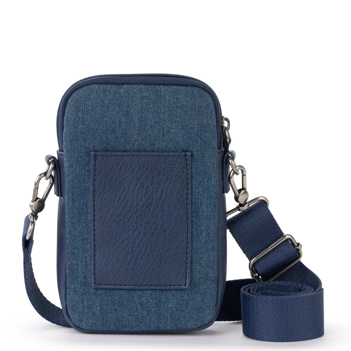 Sakroots Koa Smartphone Crossbody - Denim - Denim Retro Flower