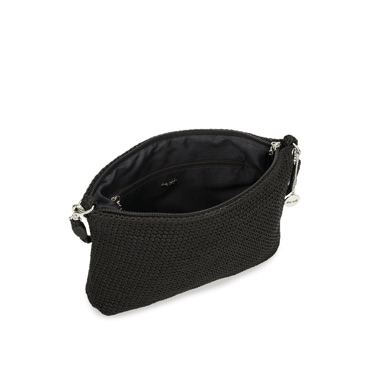 The Sak Lumi Crossbody - Hand Crochet - Black