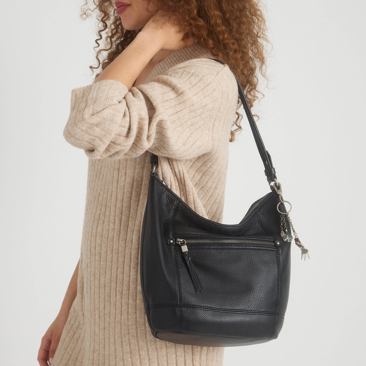 The Sak Sequoia Hobo - Leather - Black