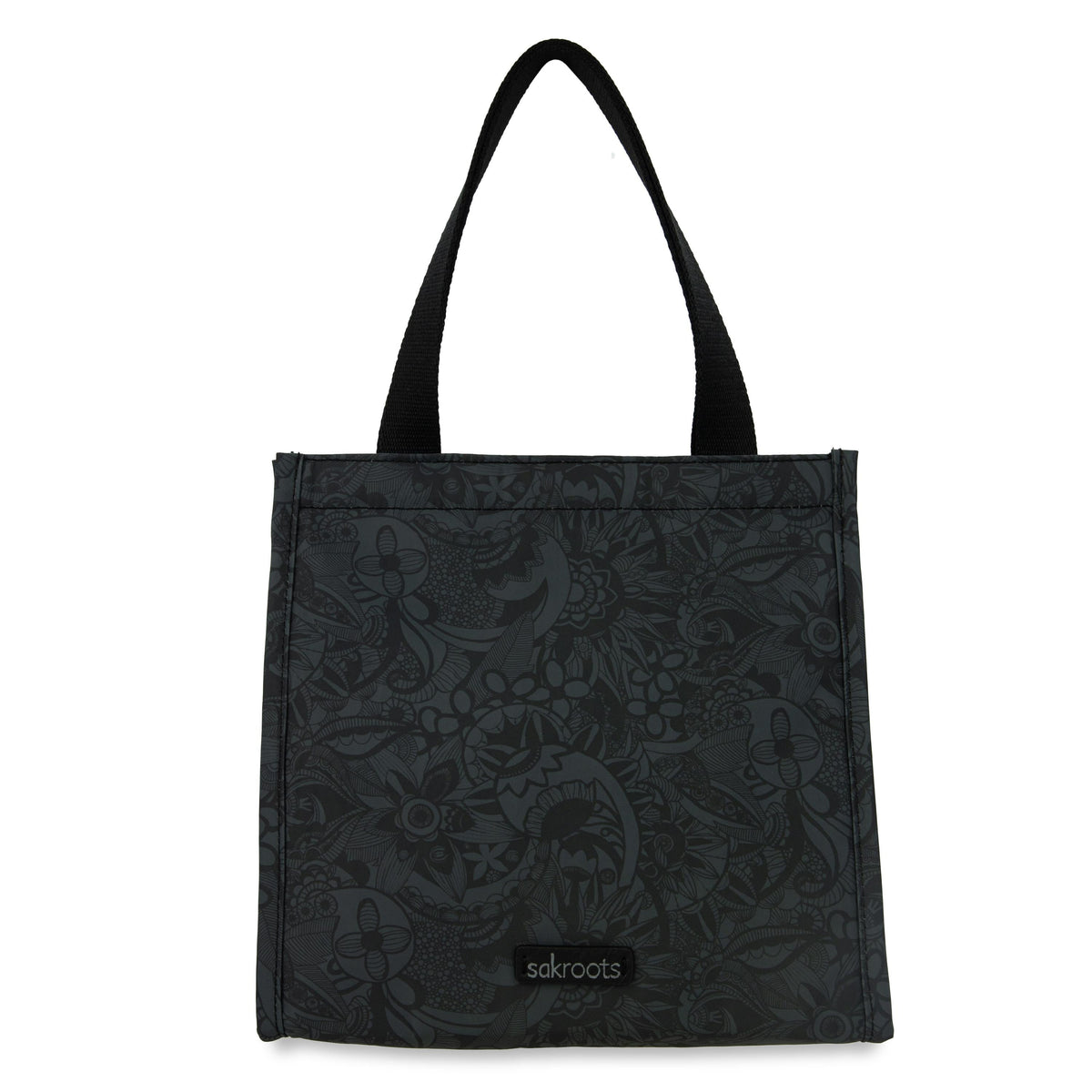 Sakroots On The Go Lunch Bag - EcoTwill - Black Spirit Desert