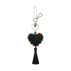 Hand Crochet - Black Heart