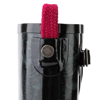 Sakroots Rhythm Rainboot - Rubber - Black Spirit Desert