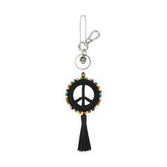 Hand Crochet - Black Peace