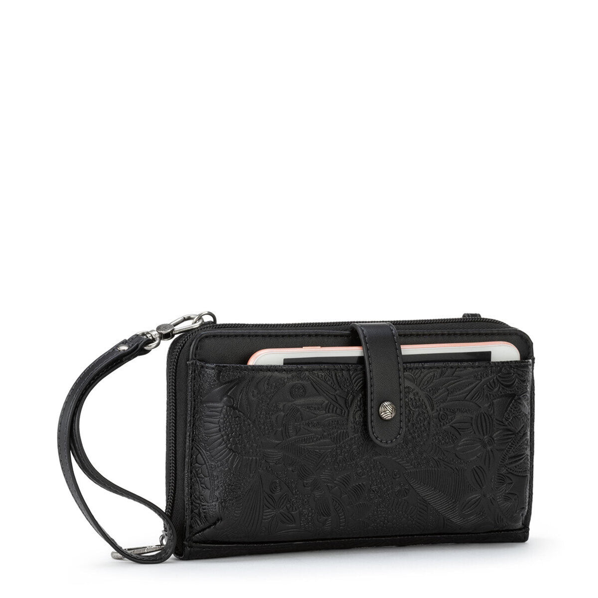 Sakroots Arcadia Large Crossbody - Vegan Leather - Black