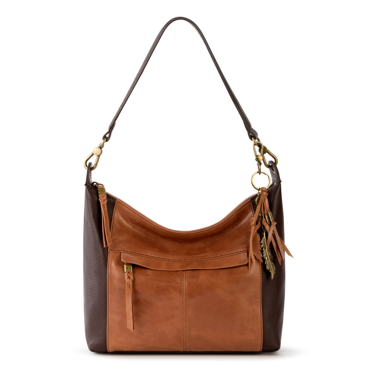 The Sak Alameda Hobo - Leather - Tobacco Snake Multi