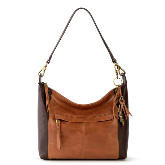 The Sak Alameda Hobo - Leather - Tobacco Snake Multi