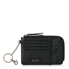 Leather - Black Leaf Embossed