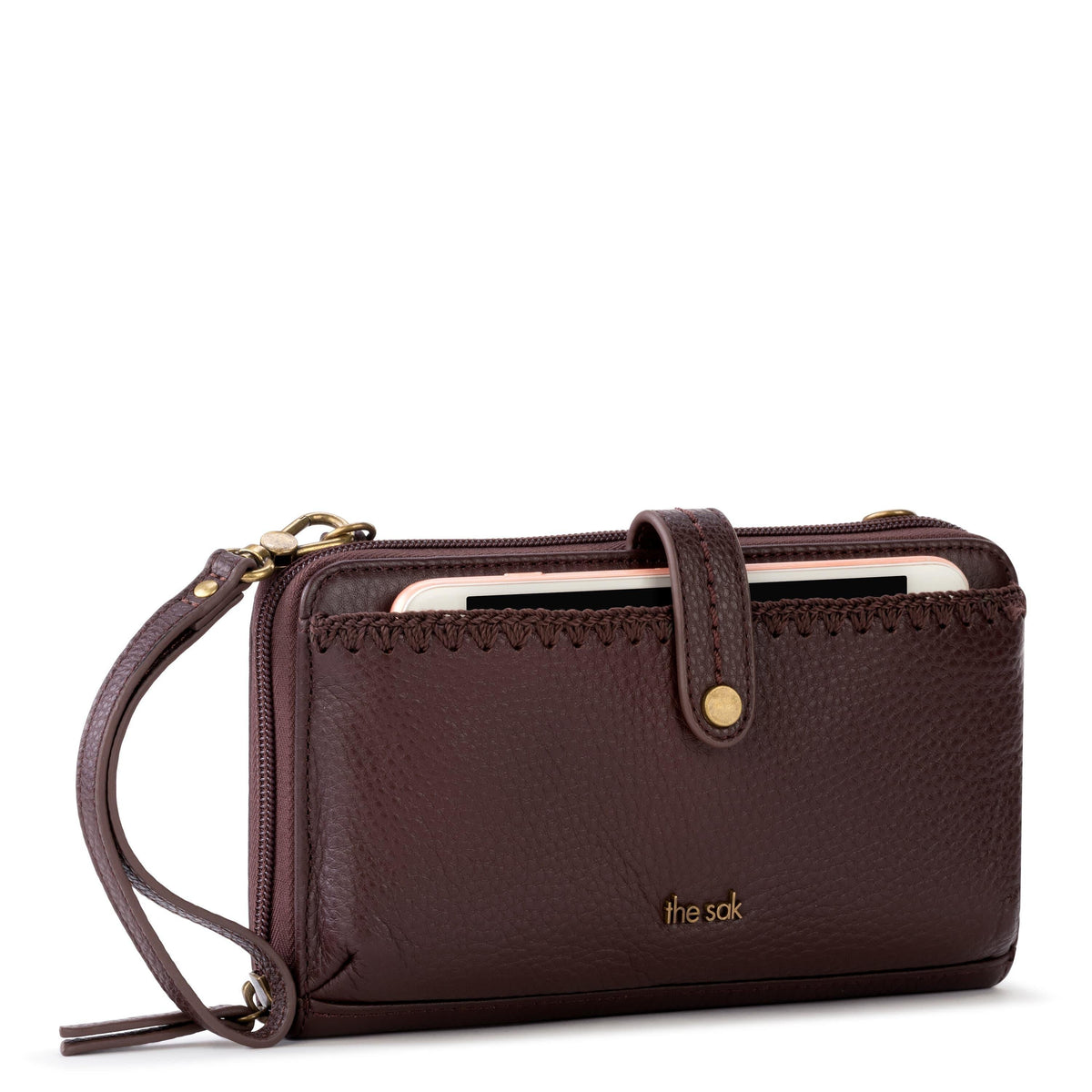The Sak Iris Smartphone Wallet - Leather - Mahogany