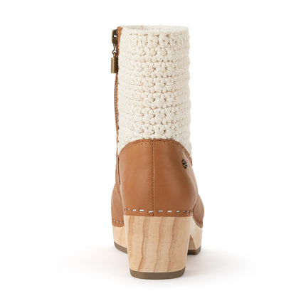 The Sak Paloma Clog Boot - Leather - Tobacco