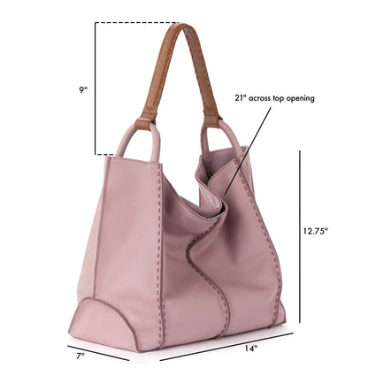 The Sak Los Feliz Large Tote - Leather - Rosewood