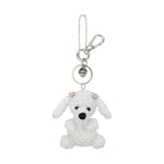 The Sak Yarnicharmz Dangle - Hand Crochet - White Poodle
