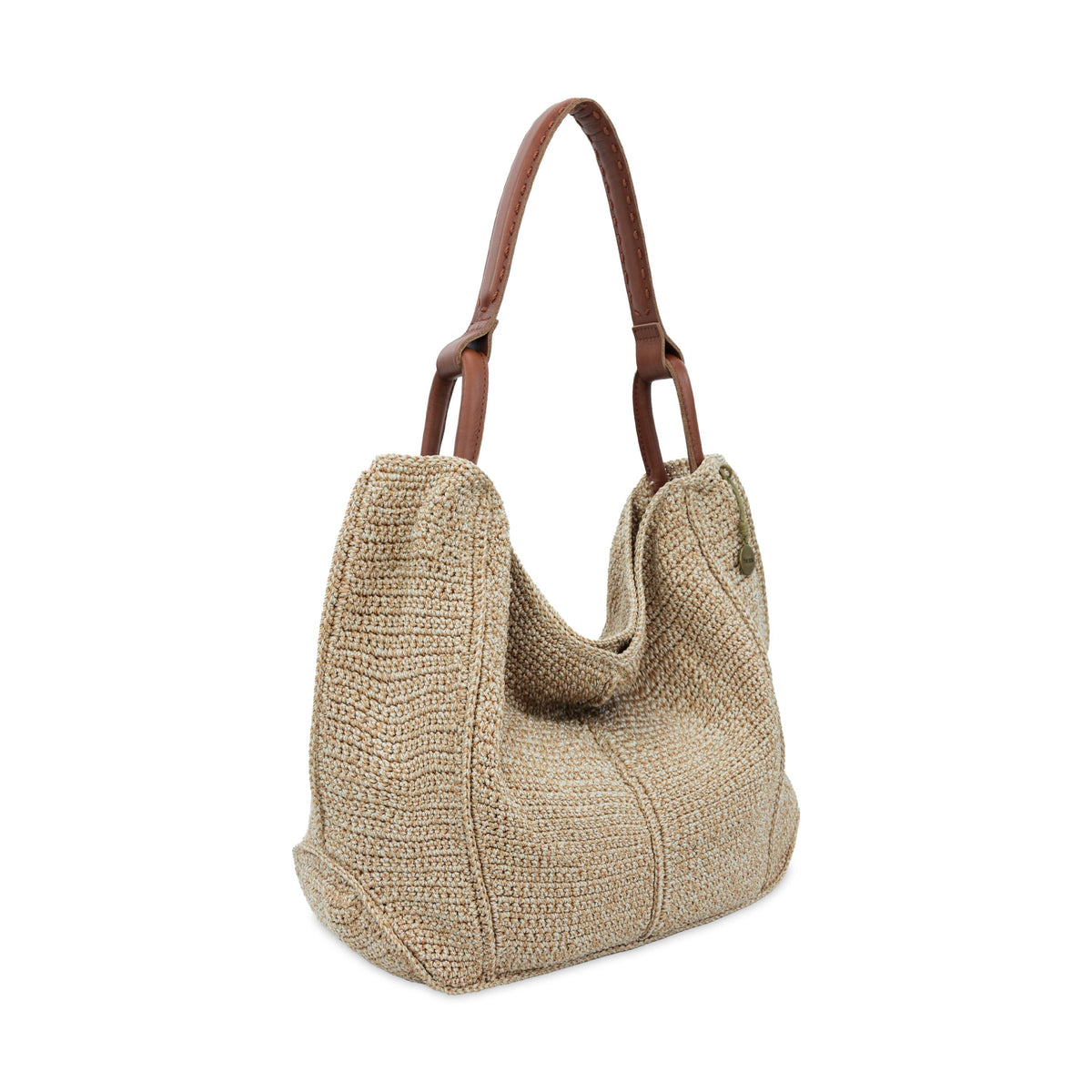 The Sak Los Feliz Large Tote - Hand Crochet - Bamboo Static