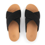 The Sak Penelope Sandal - Hand Crochet - Black