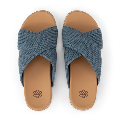 The Sak Penelope Sandal - Hand Crochet - Maritime