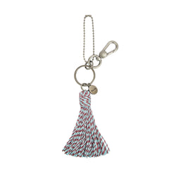 Hand Crochet - Pale Aqua and Bing Cherry