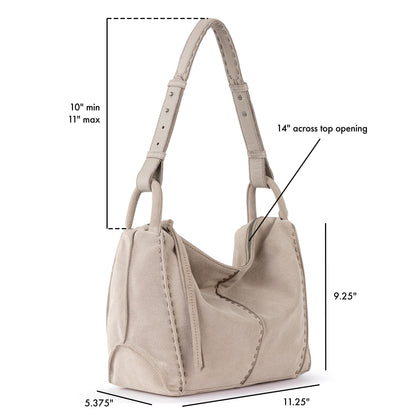The Sak Los Feliz Hobo - Leather - Sand Suede