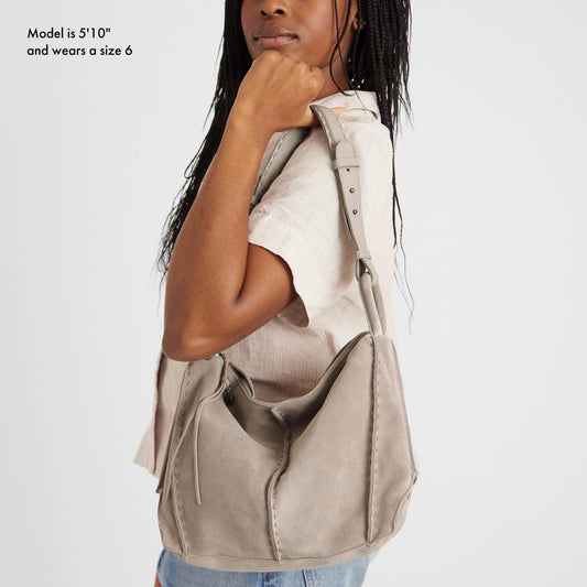 The Sak Los Feliz Hobo - Leather - Sand Suede