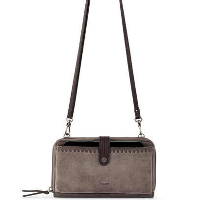 The Sak Iris Smartphone Wallet - Leather - Mushroom Suede