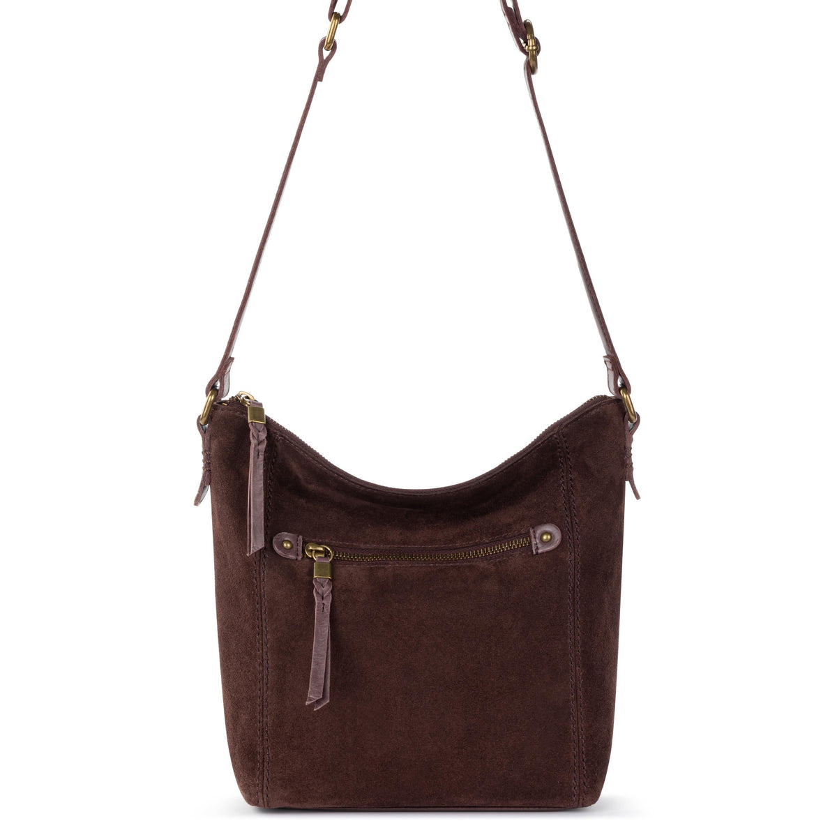 The Sak Ashland Crossbody - Leather - Mahogany Suede