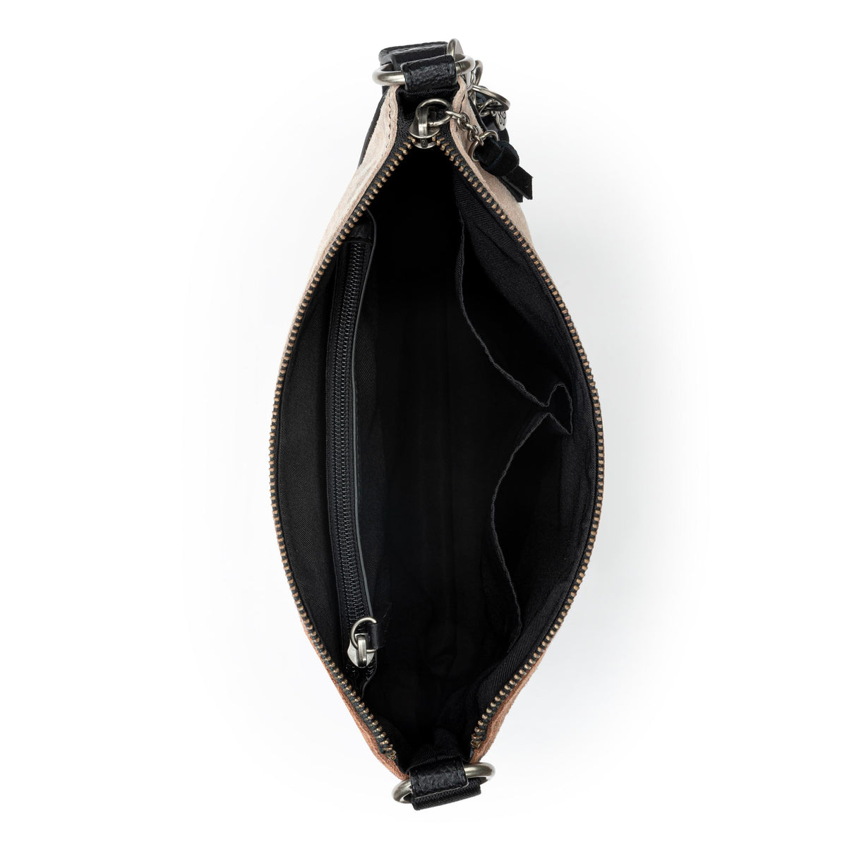 The Sak Lucia Crossbody - Leather - Neutral Suede Block