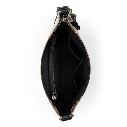 The Sak Lucia Crossbody - Leather - Neutral Suede Block