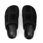 The Sak Bolinas Clog - Leather - Black Suede Patch