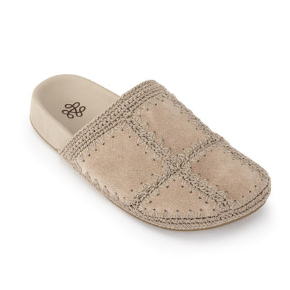 The Sak Bolinas Clog - Leather - Sand Suede Patch