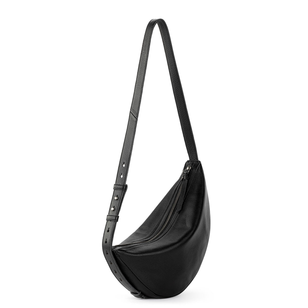 The Sak Tess Large Sling - Leather - Black