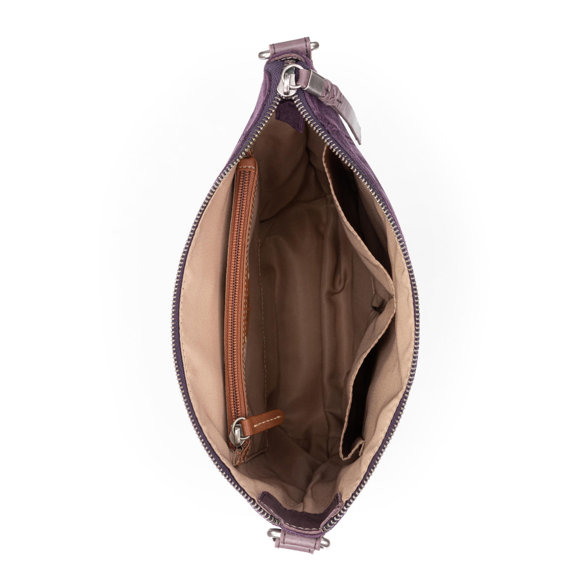 The Sak Ashland Crossbody - Leather - Aubergine Suede