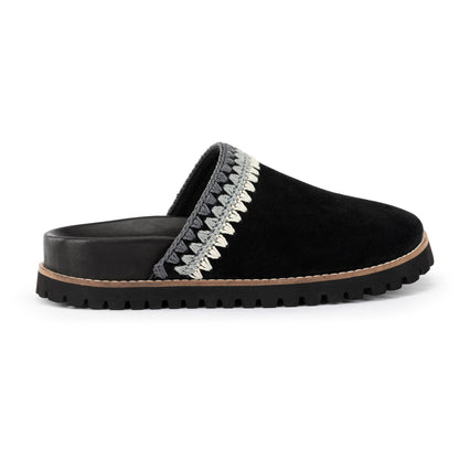 The Sak Bolinas Lug Sole Clog - Leather - Black Seminyak