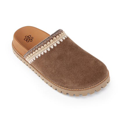 The Sak Bolinas Lug Sole Clog - Leather - Tobacco Seminyak