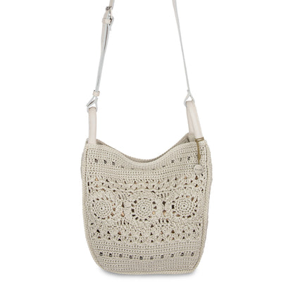 The Sak Los Feliz Crossbody - Hand Crochet - Natural Medallion