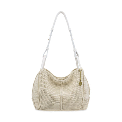 The Sak Los Feliz Hobo - Hand Crochet - Ecru