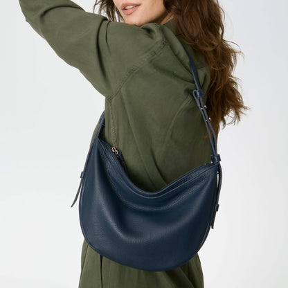 The Sak Tess Shoulder Bag - Leather - Indigo