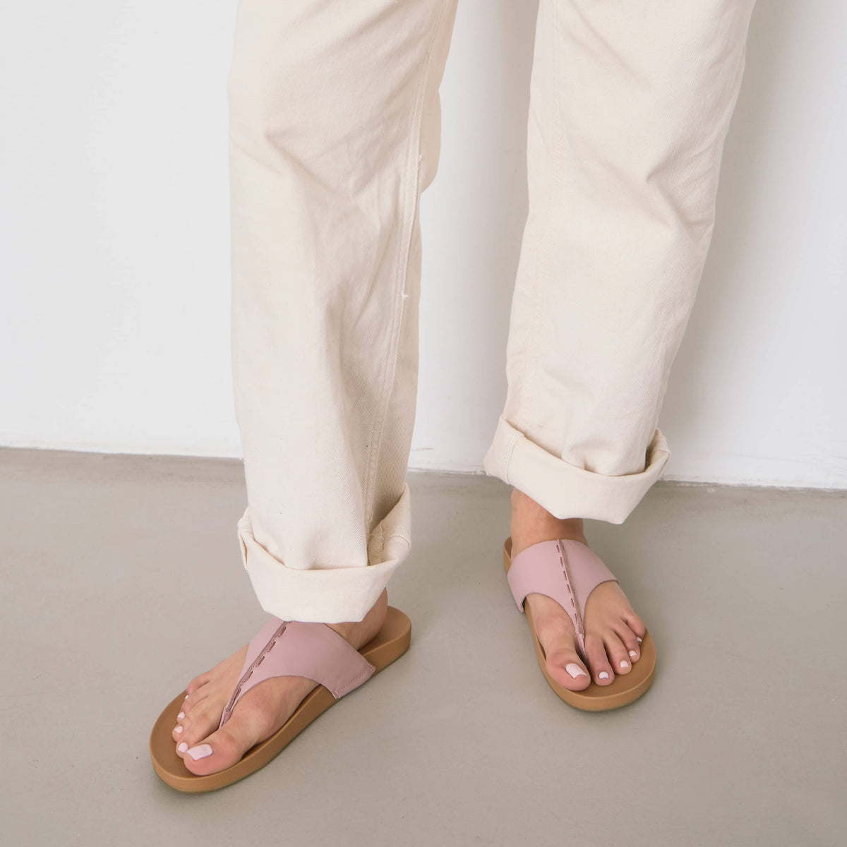 The Sak Everly Sandal - Leather - Rosewood