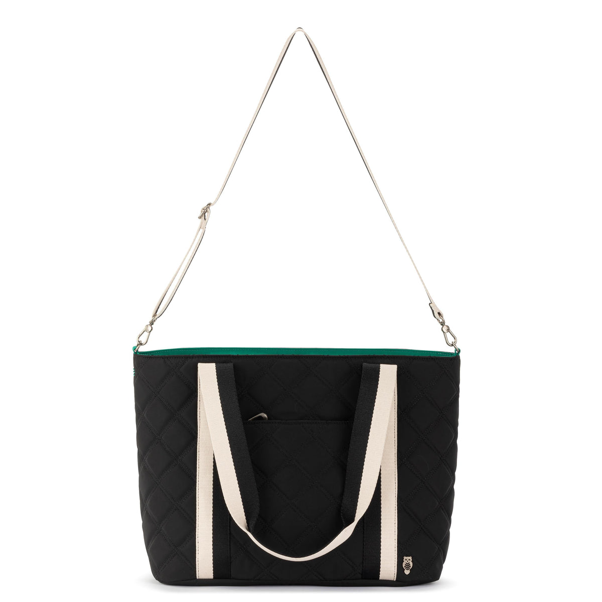 Sakroots Arlo Large Tote - EcoTwill - Black Diamond Quilted